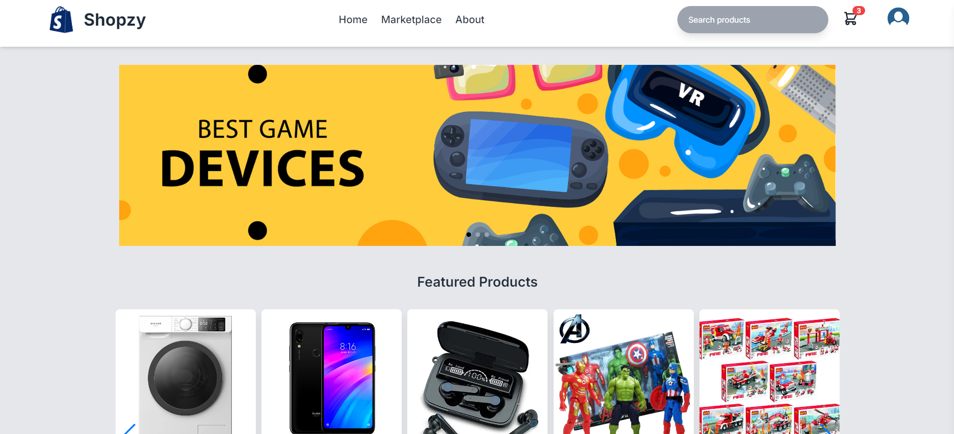 Shopzy E-Commerce